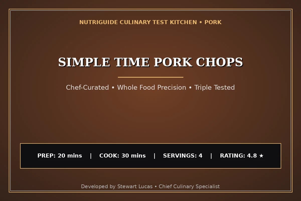Simple Time Pork Chops