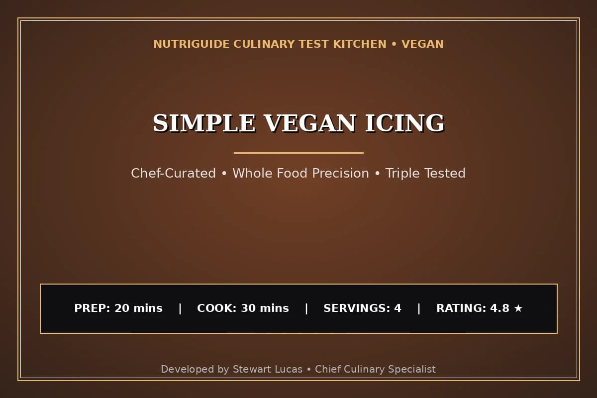 Simple Vegan Icing