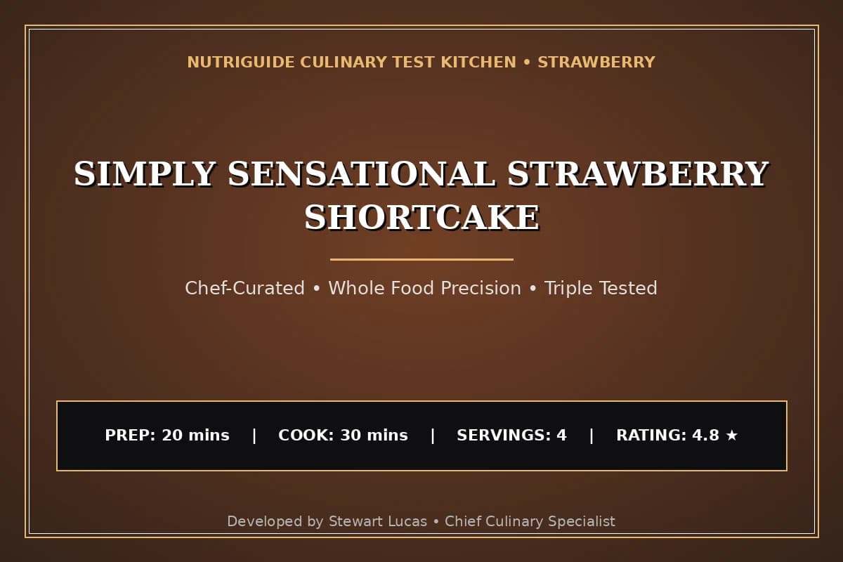 Simply Sensational Strawberry Shortcake
