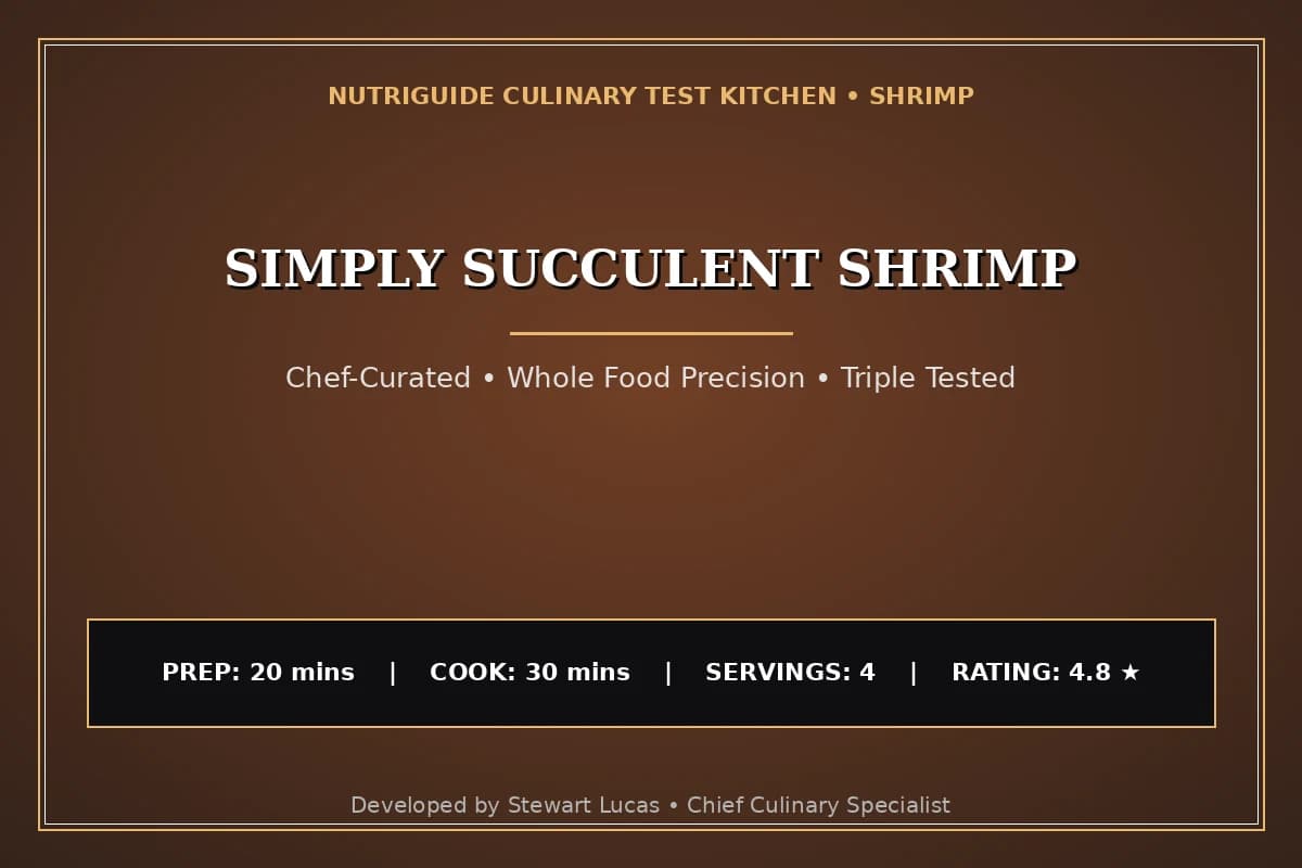 Simply Succulent Shrimp