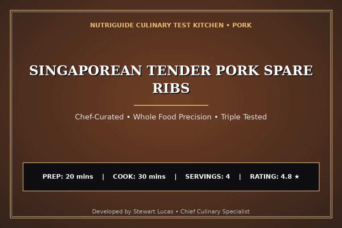 Singaporean Tender Pork Spare Ribs