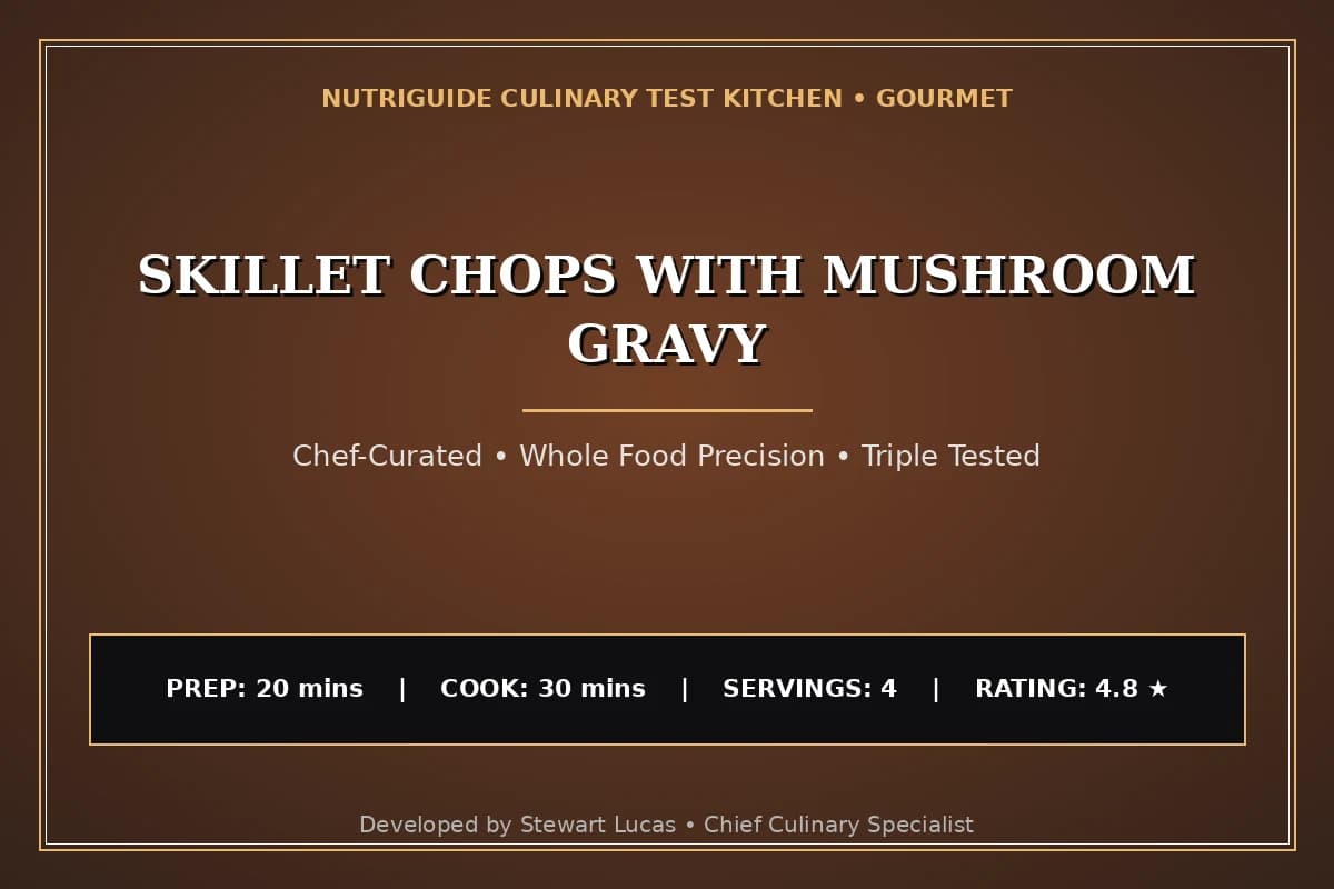 Skillet Chops With Mushroom Gravy