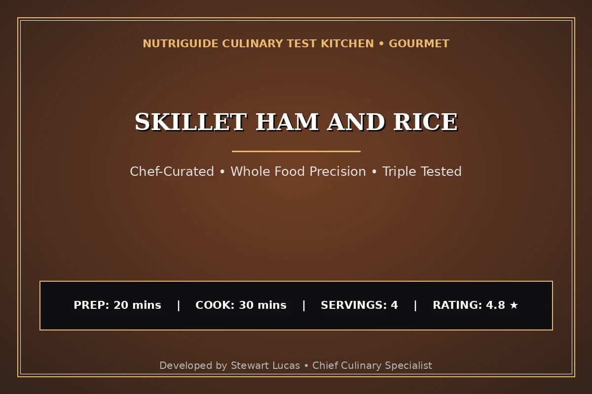 Skillet Ham And Rice