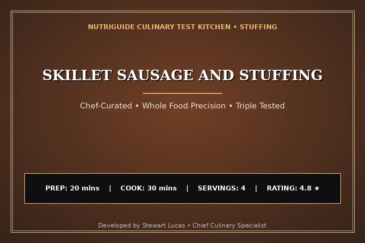 Skillet Sausage And Stuffing