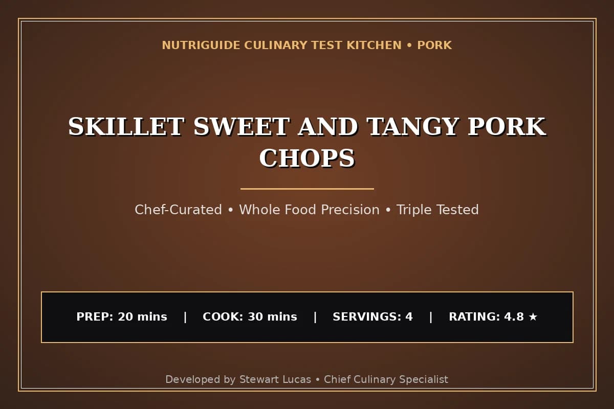 Skillet Sweet And Tangy Pork Chops