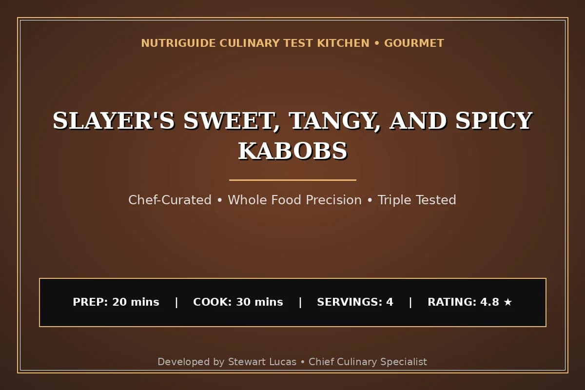 Slayer'S Sweet, Tangy, And Spicy Kabobs