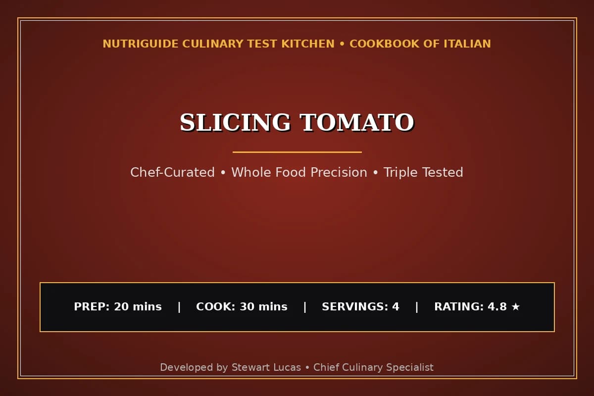 Slicing Tomato
