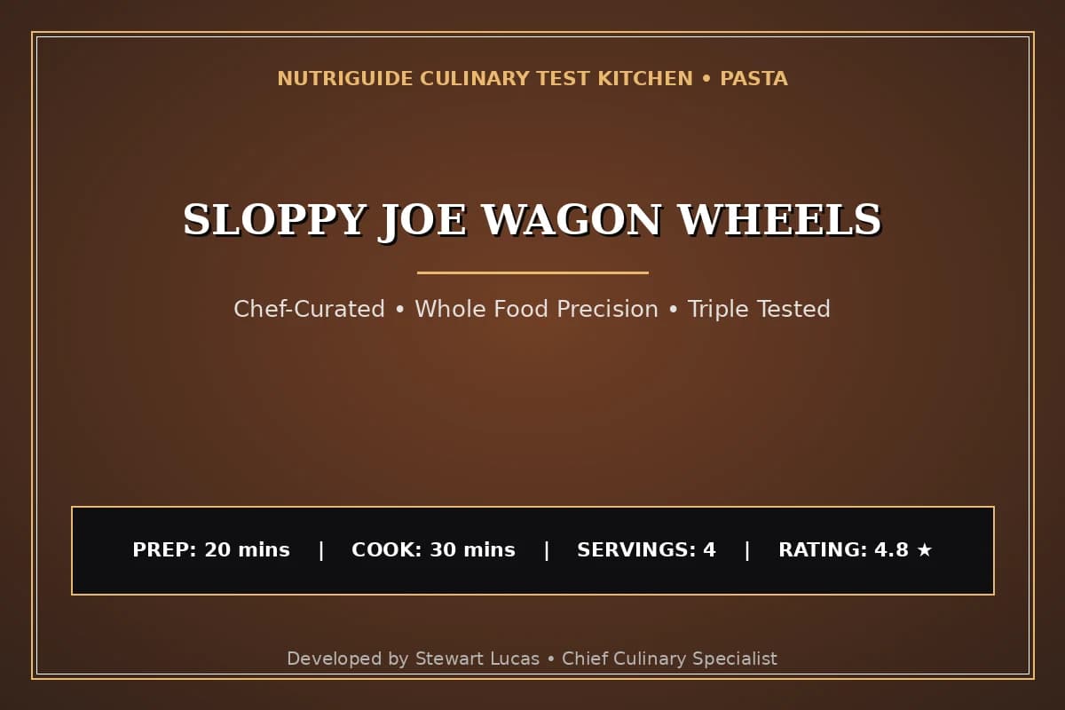 Sloppy Joe Wagon Wheels