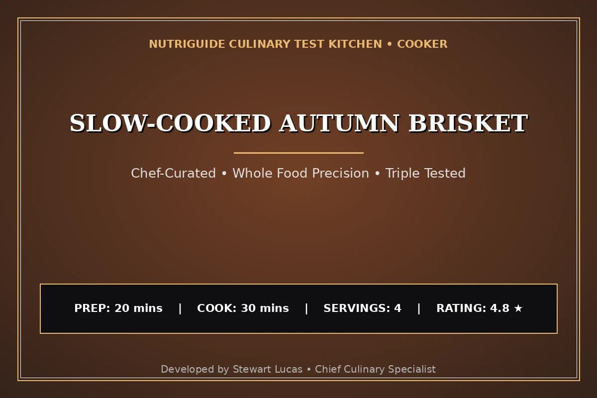 Slow-Cooked Autumn Brisket