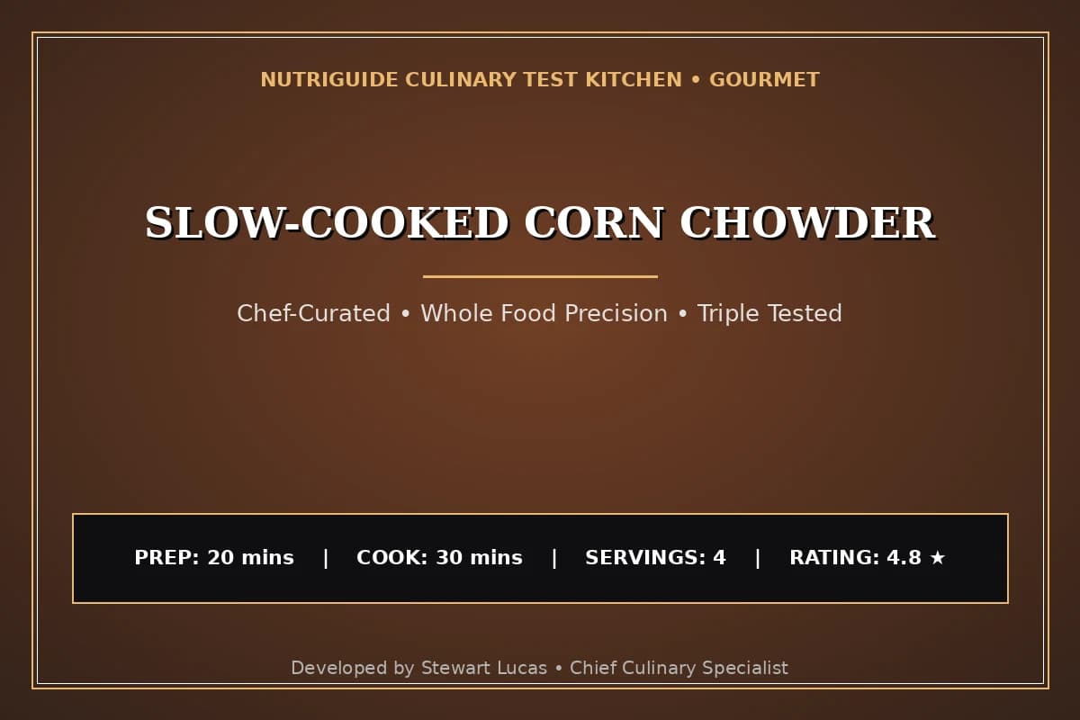 Slow-Cooked Corn Chowder