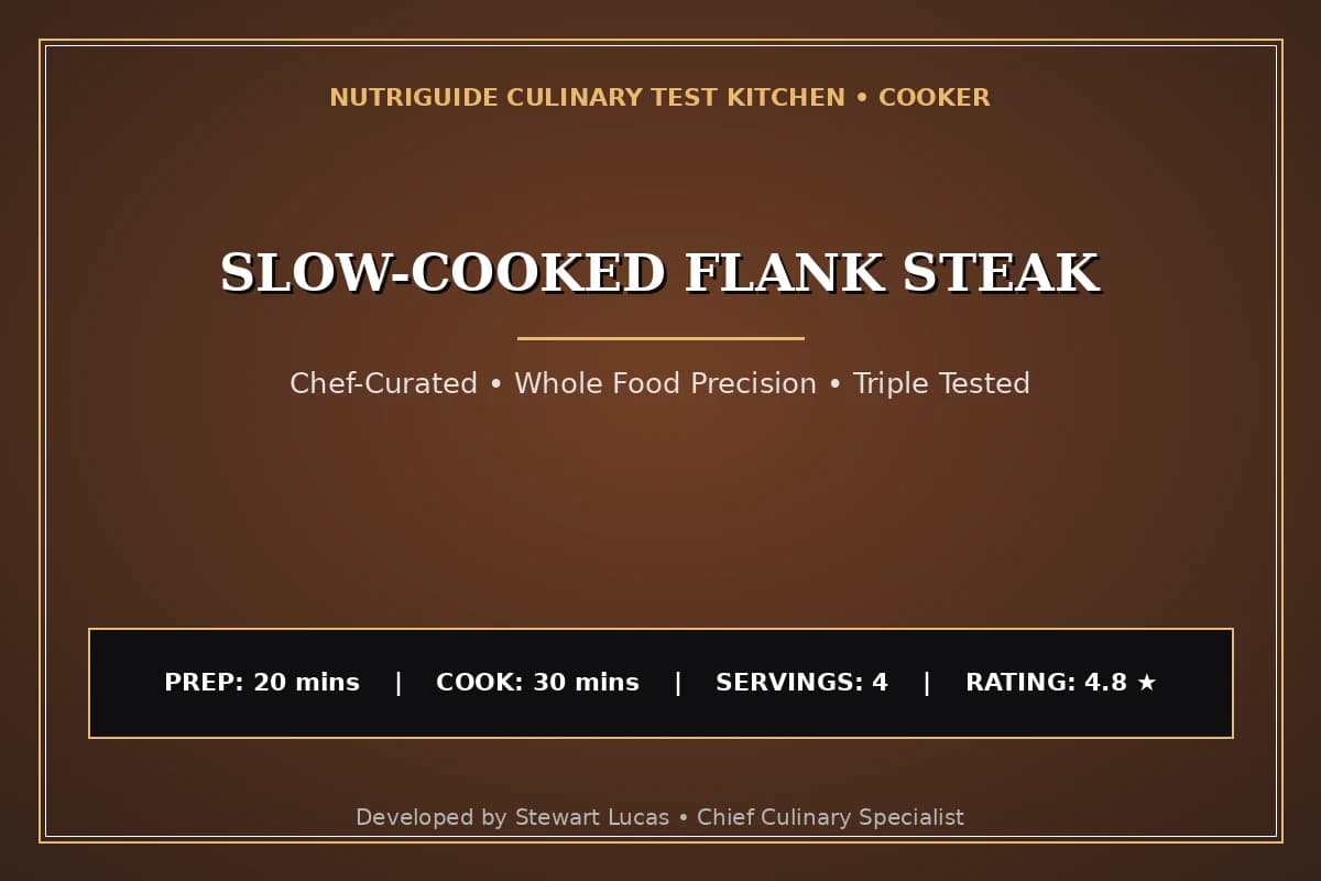Slow-Cooked Flank Steak