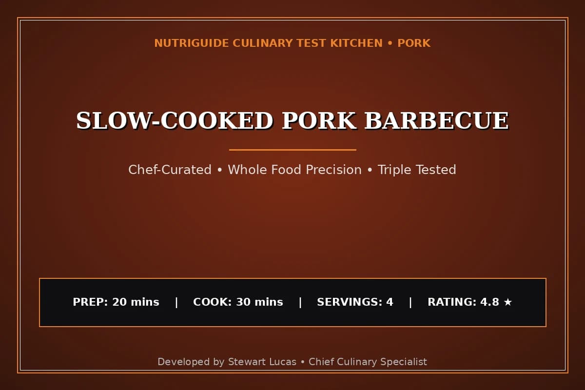 Slow-Cooked Pork Barbecue