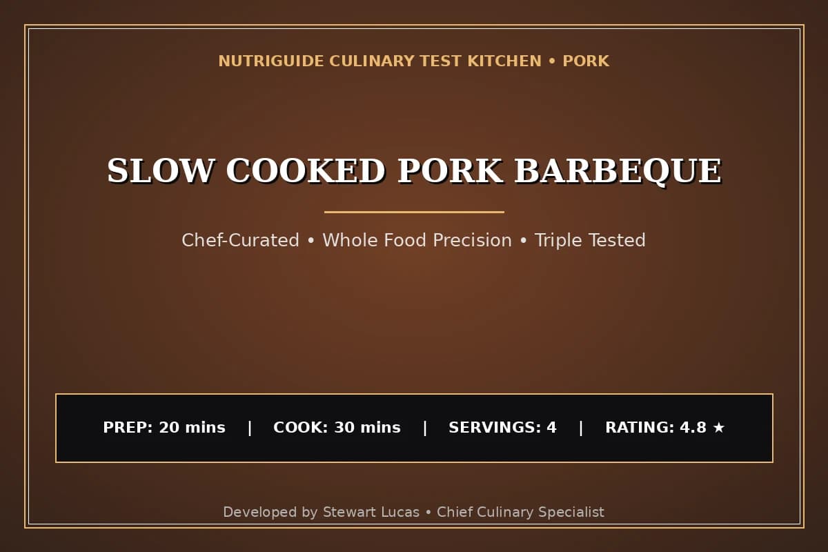 Slow Cooked Pork Barbeque