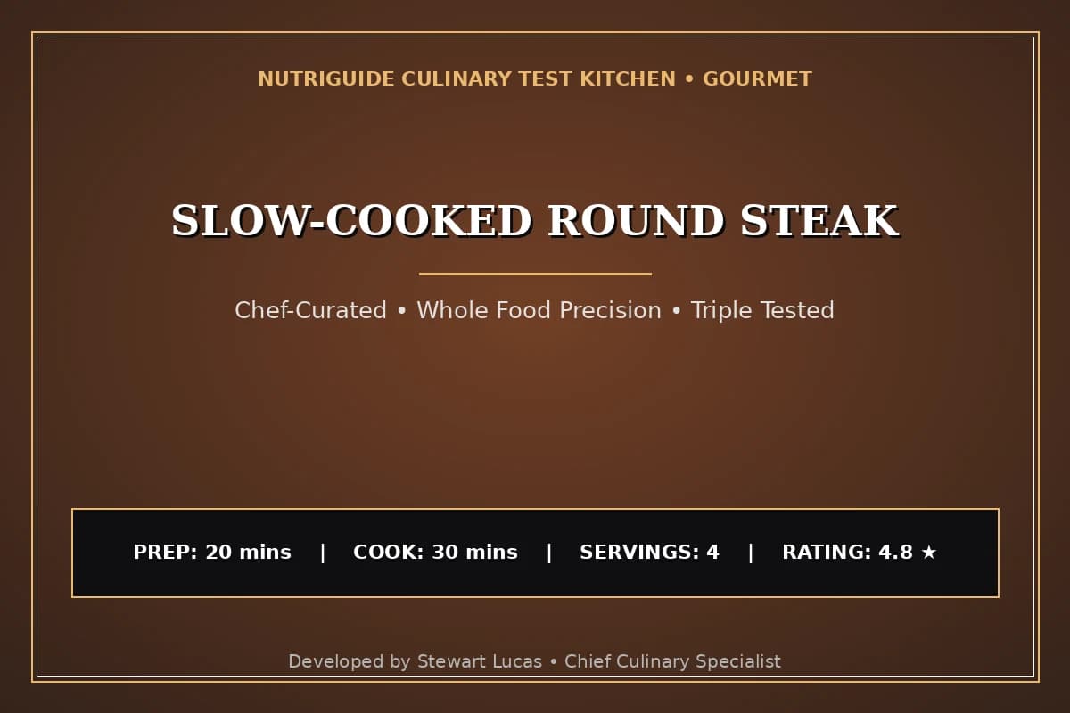 Slow-Cooked Round Steak