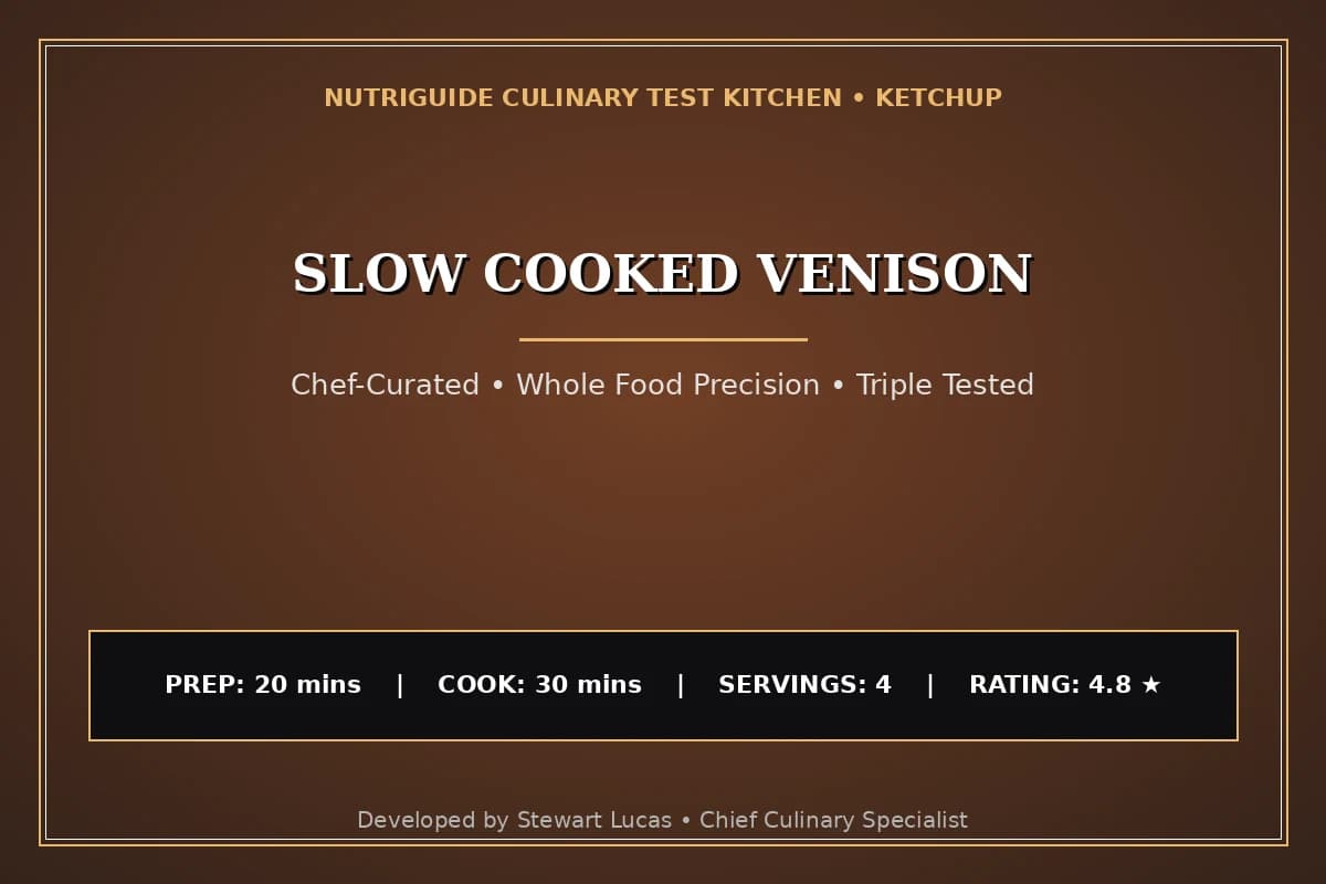 Slow Cooked Venison