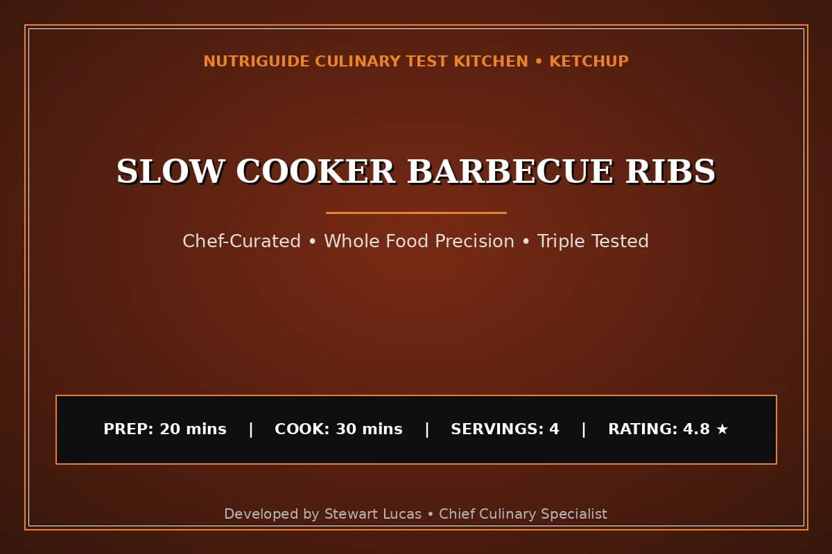 Slow Cooker Barbecue Ribs