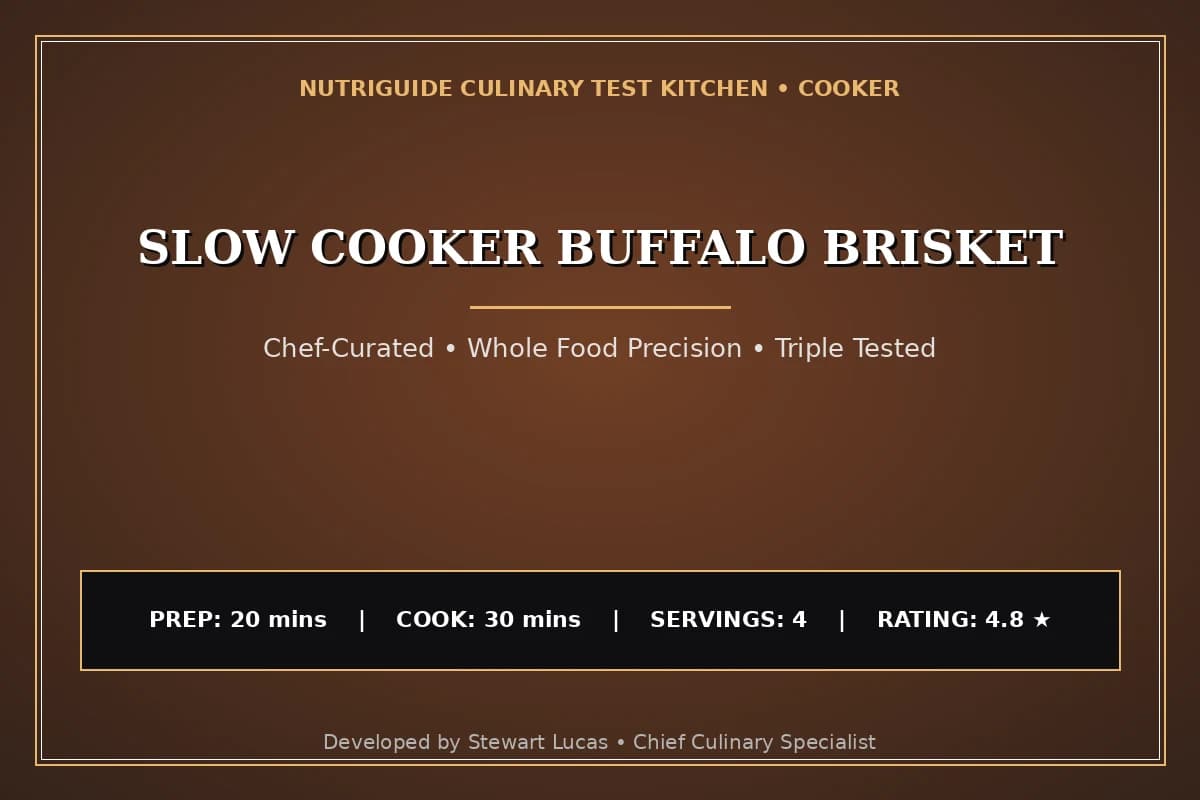 Slow Cooker Buffalo Brisket