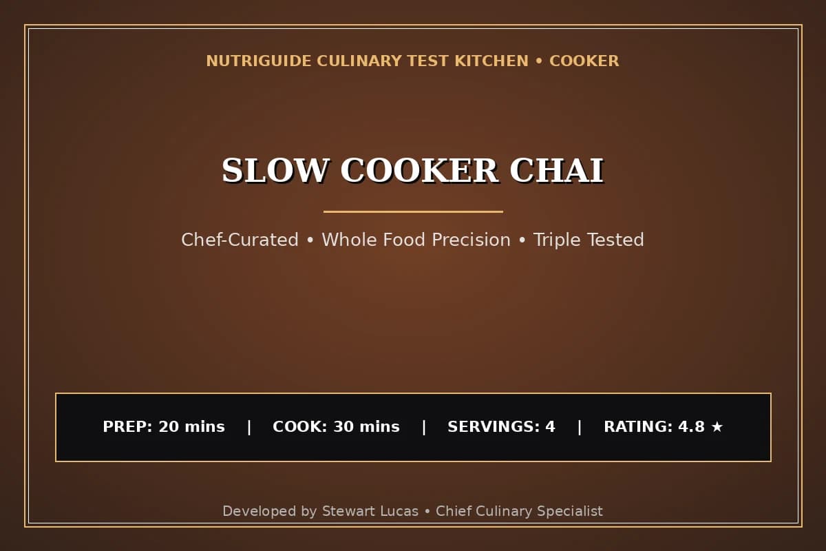 Slow Cooker Chai