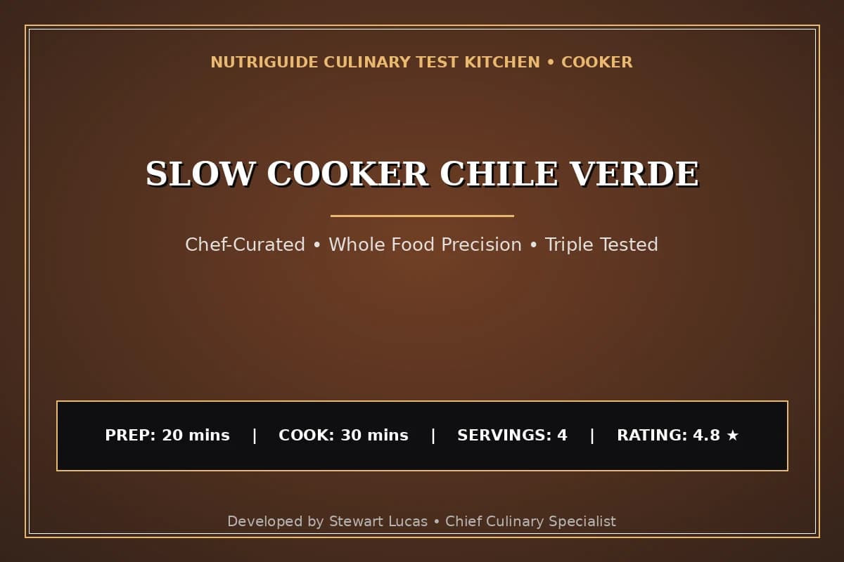 Slow Cooker Chile Verde