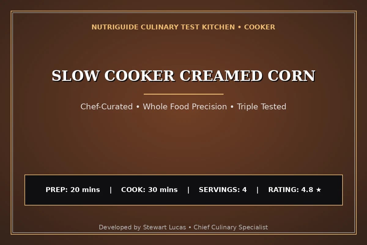 Slow Cooker Creamed Corn