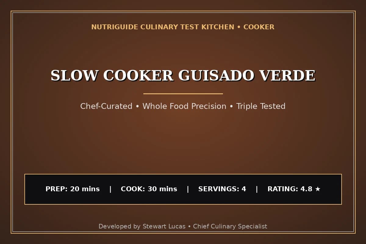 Slow Cooker Guisado Verde