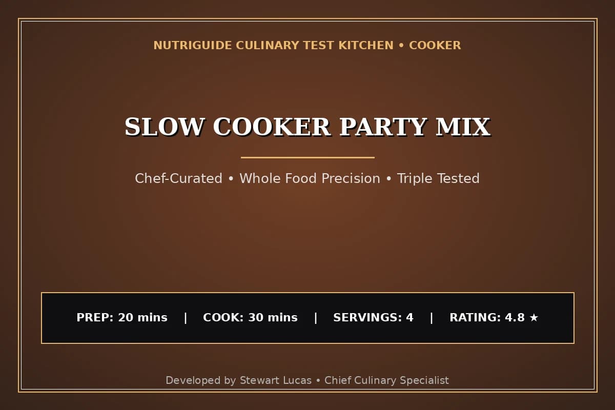 Slow Cooker Party Mix