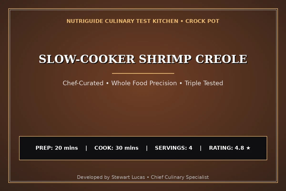 Slow-Cooker Shrimp Creole