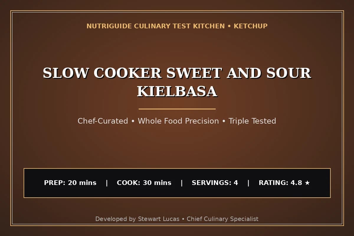 Slow Cooker Sweet And Sour Kielbasa