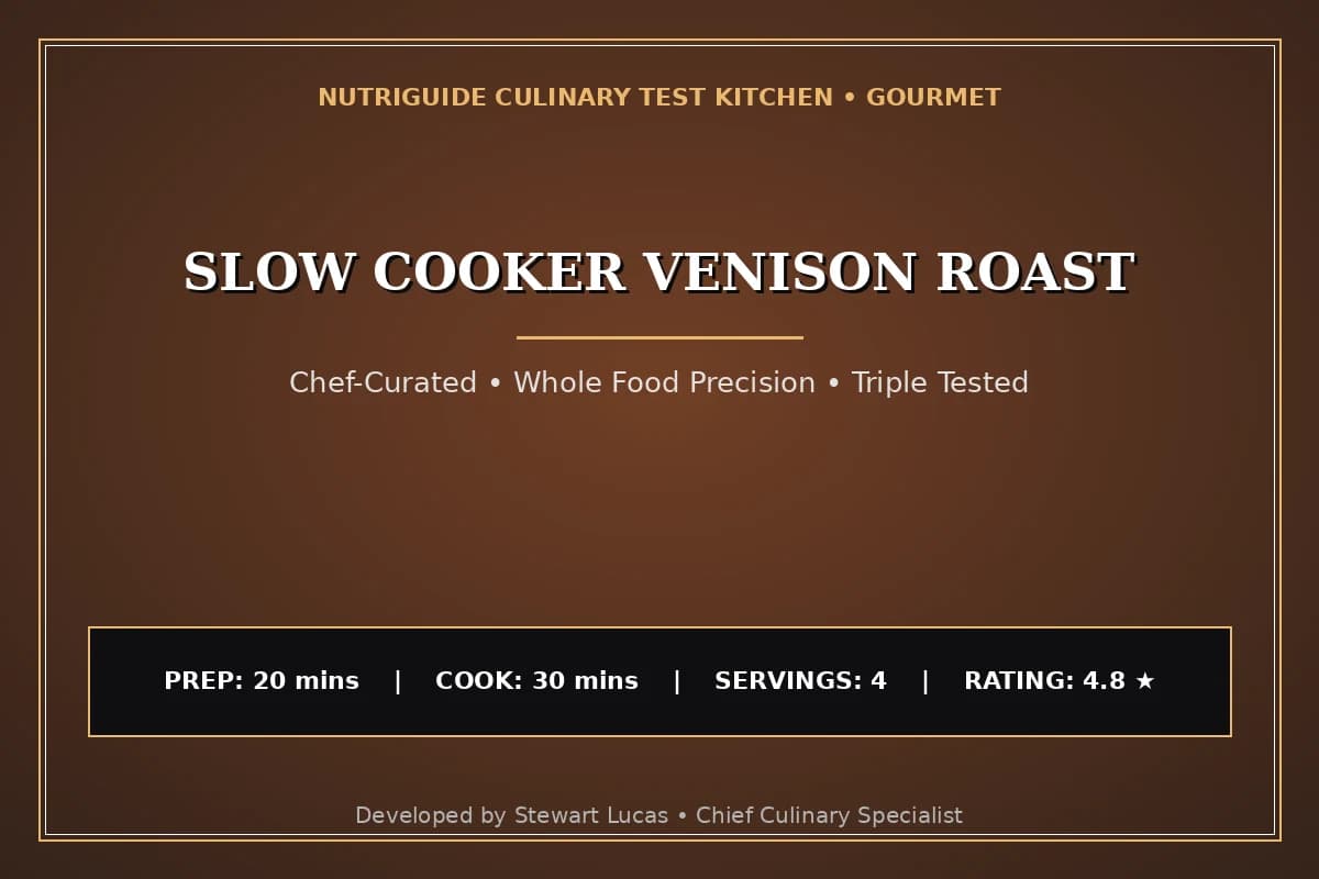 Slow Cooker Venison Roast