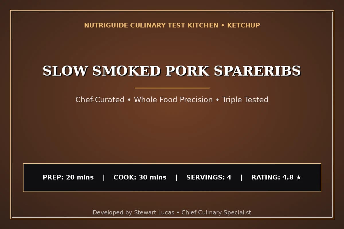 Slow Smoked Pork Spareribs