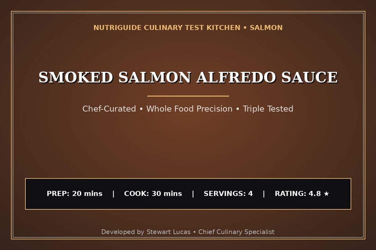 Smoked Salmon Alfredo Sauce