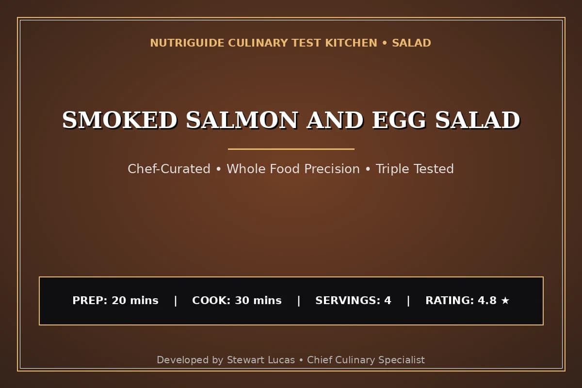 Smoked Salmon And Egg Salad