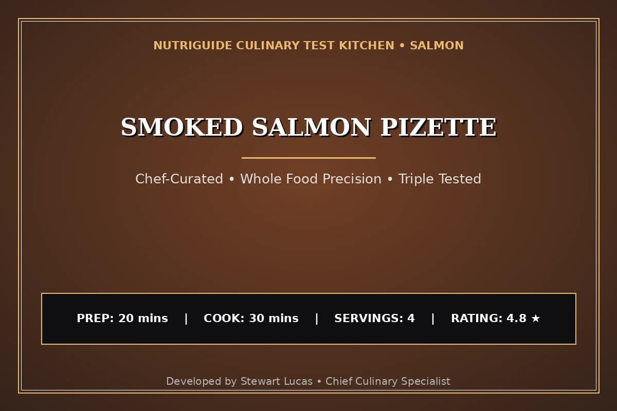 Smoked Salmon Pizette
