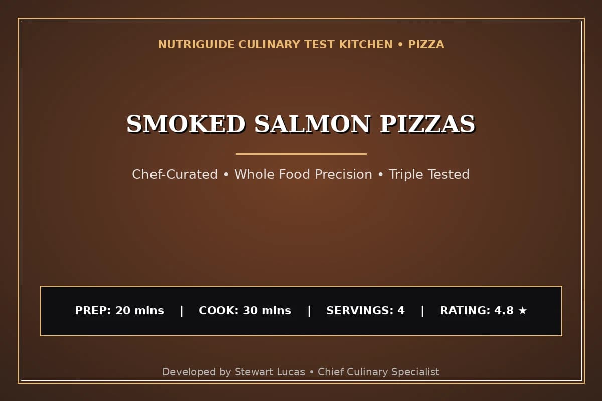 Smoked Salmon Pizzas