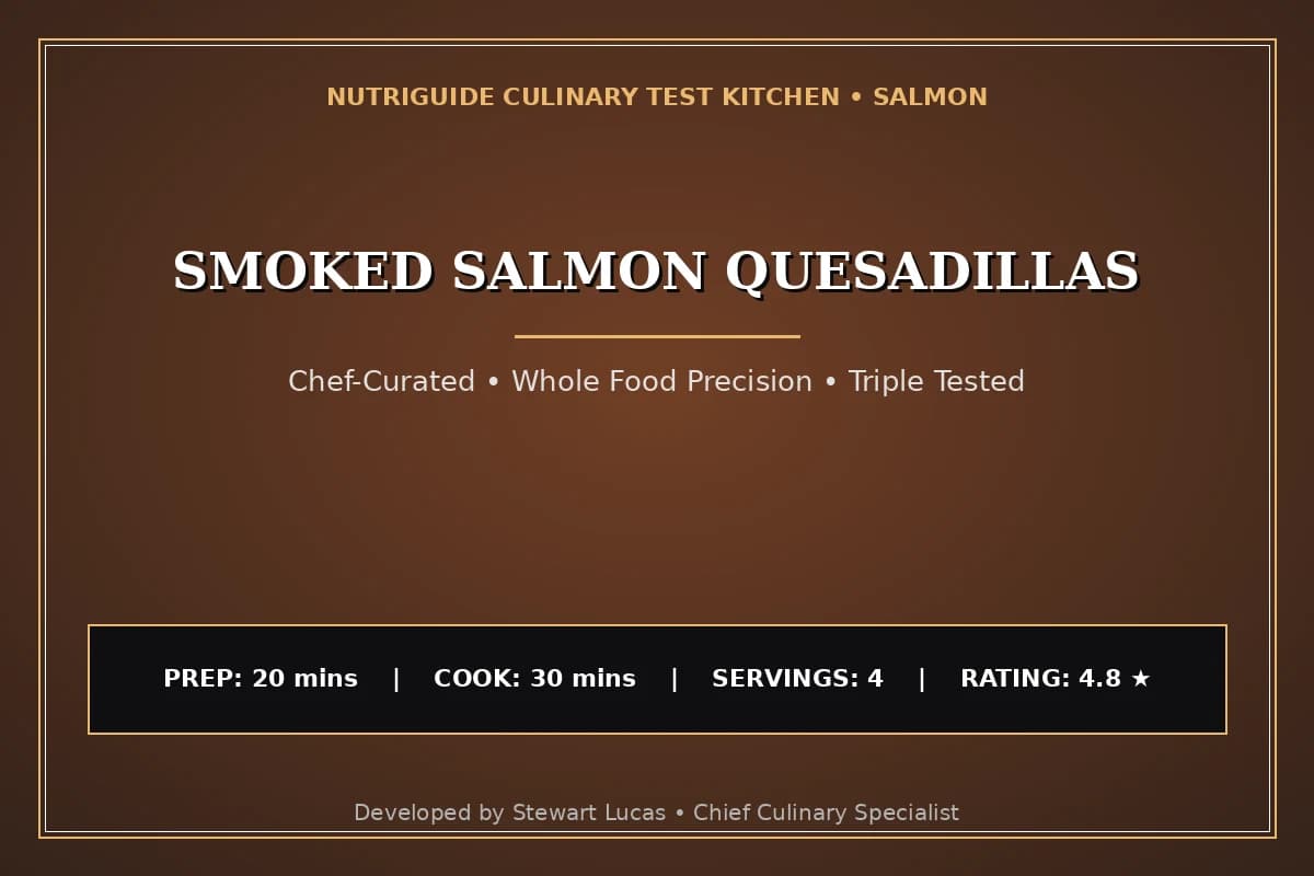 Smoked Salmon Quesadillas