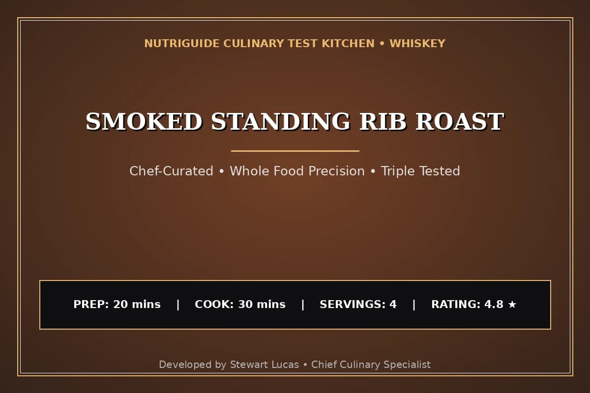 Smoked Standing Rib Roast