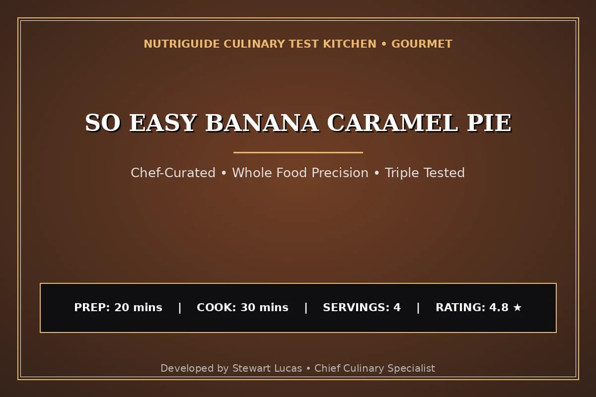So Easy Banana Caramel Pie
