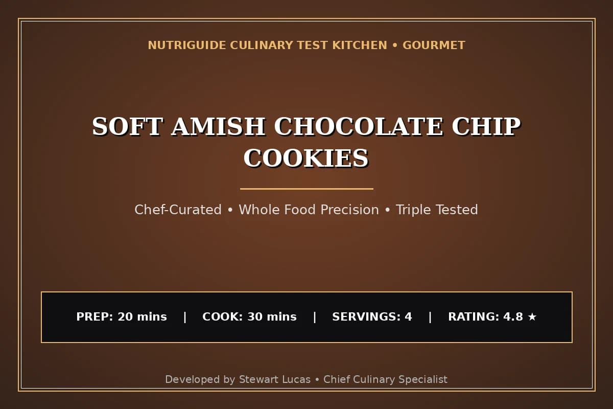 Soft Amish Chocolate Chip Cookies