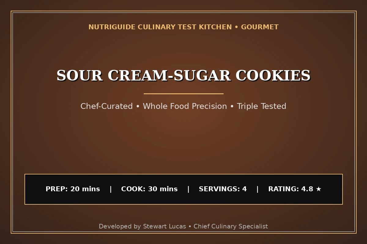 Sour Cream-Sugar Cookies