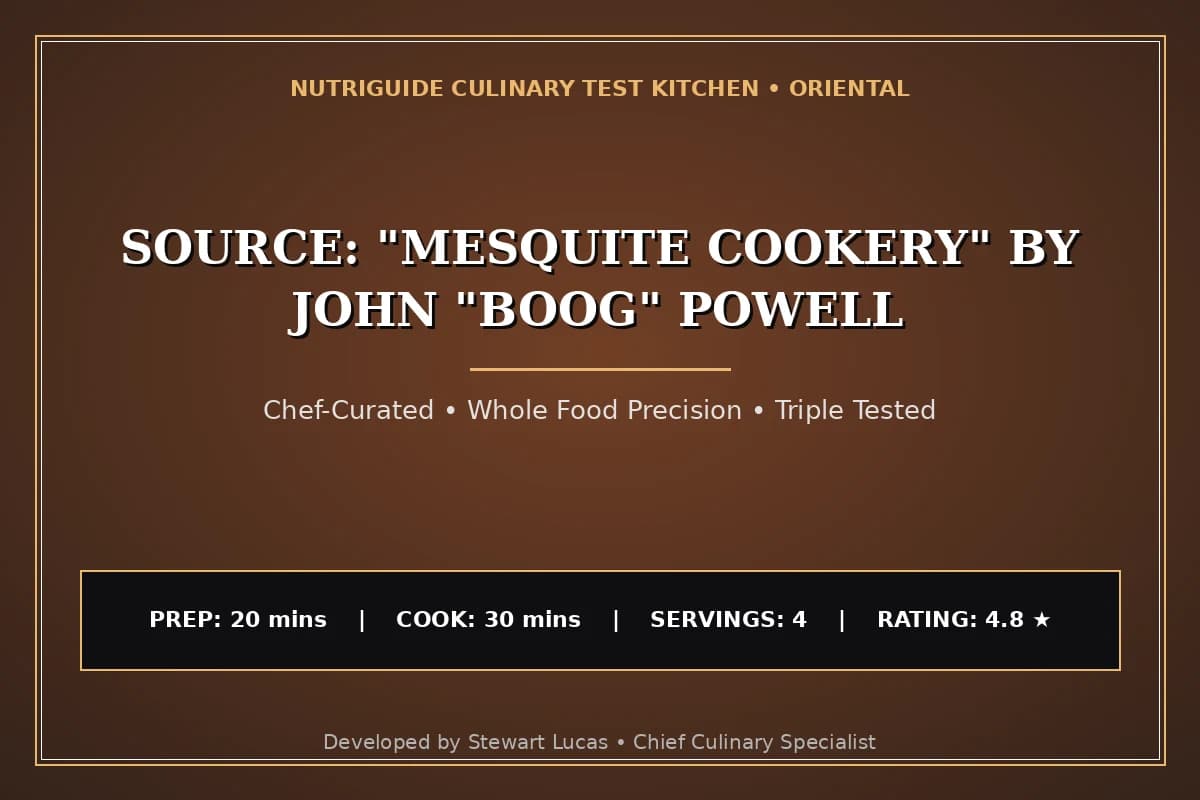 Source: "Mesquite Cookery" By John "Boog" Powell
