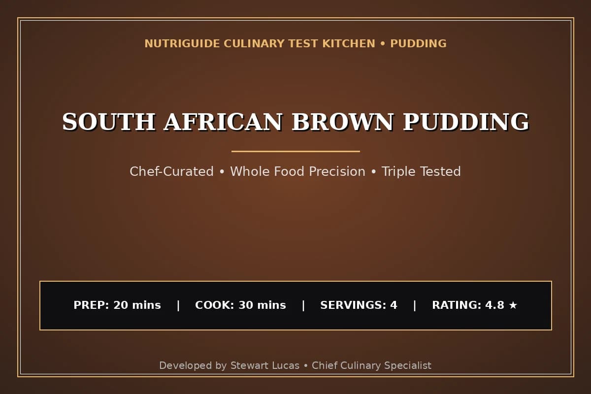South African Brown Pudding