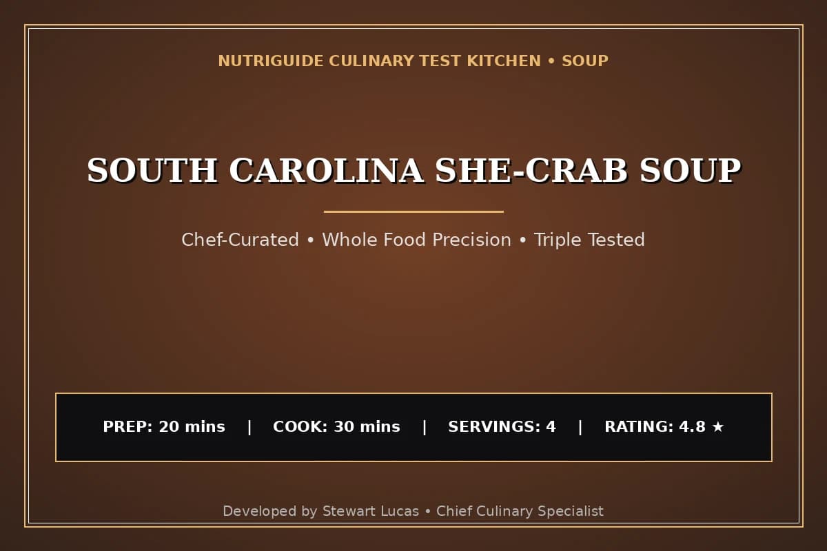 South Carolina She-Crab Soup