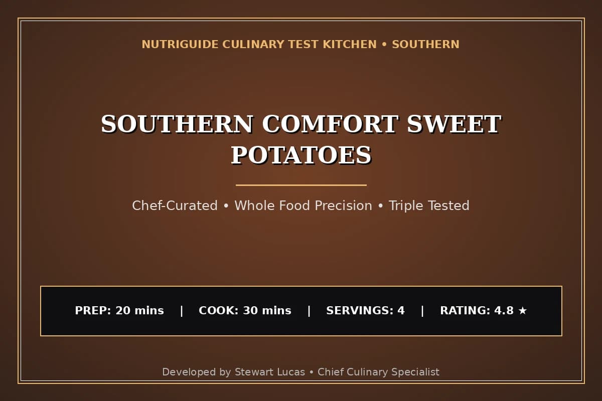 Southern Comfort Sweet Potatoes