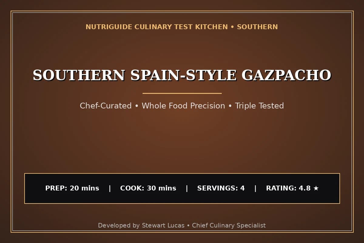 Southern Spain-Style Gazpacho