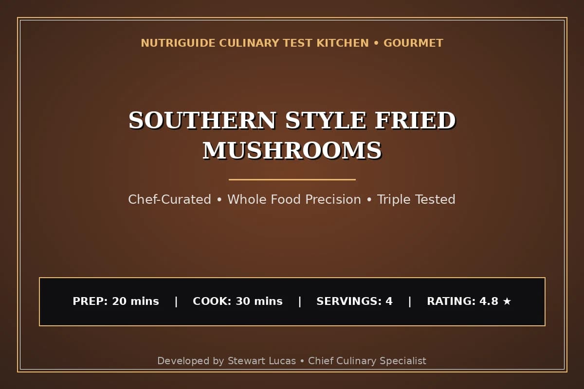 Southern Style Fried Mushrooms