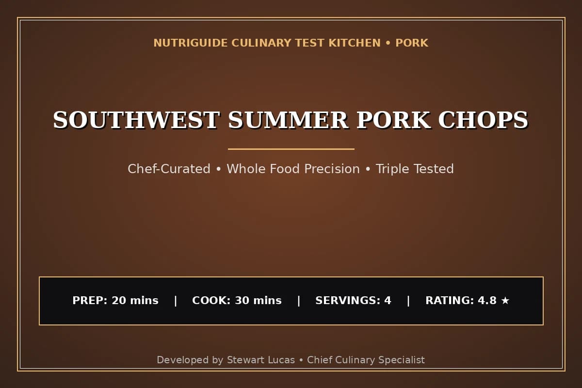 Southwest Summer Pork Chops