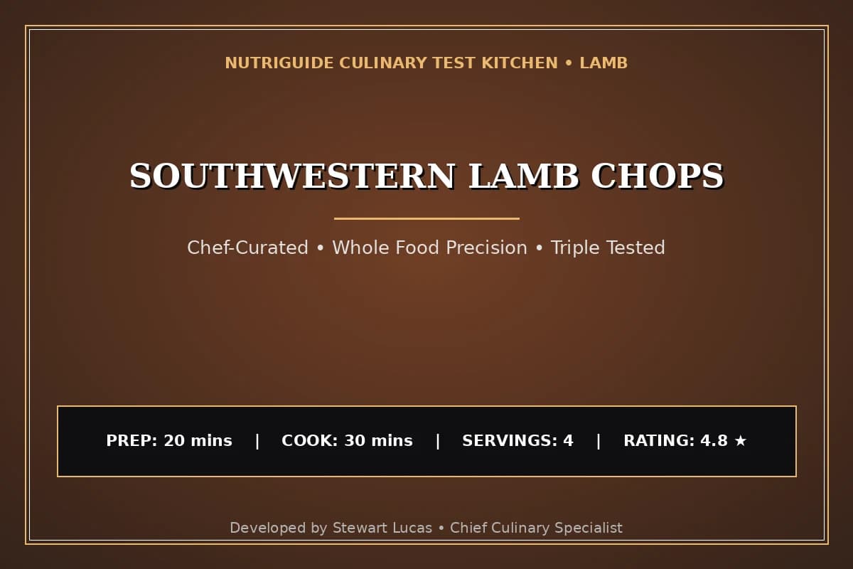 Southwestern Lamb Chops