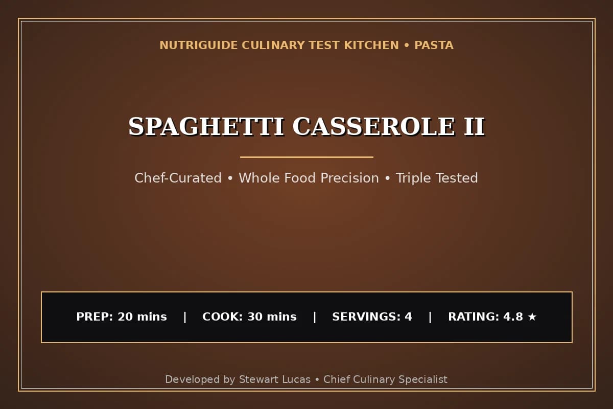 Spaghetti Casserole Ii