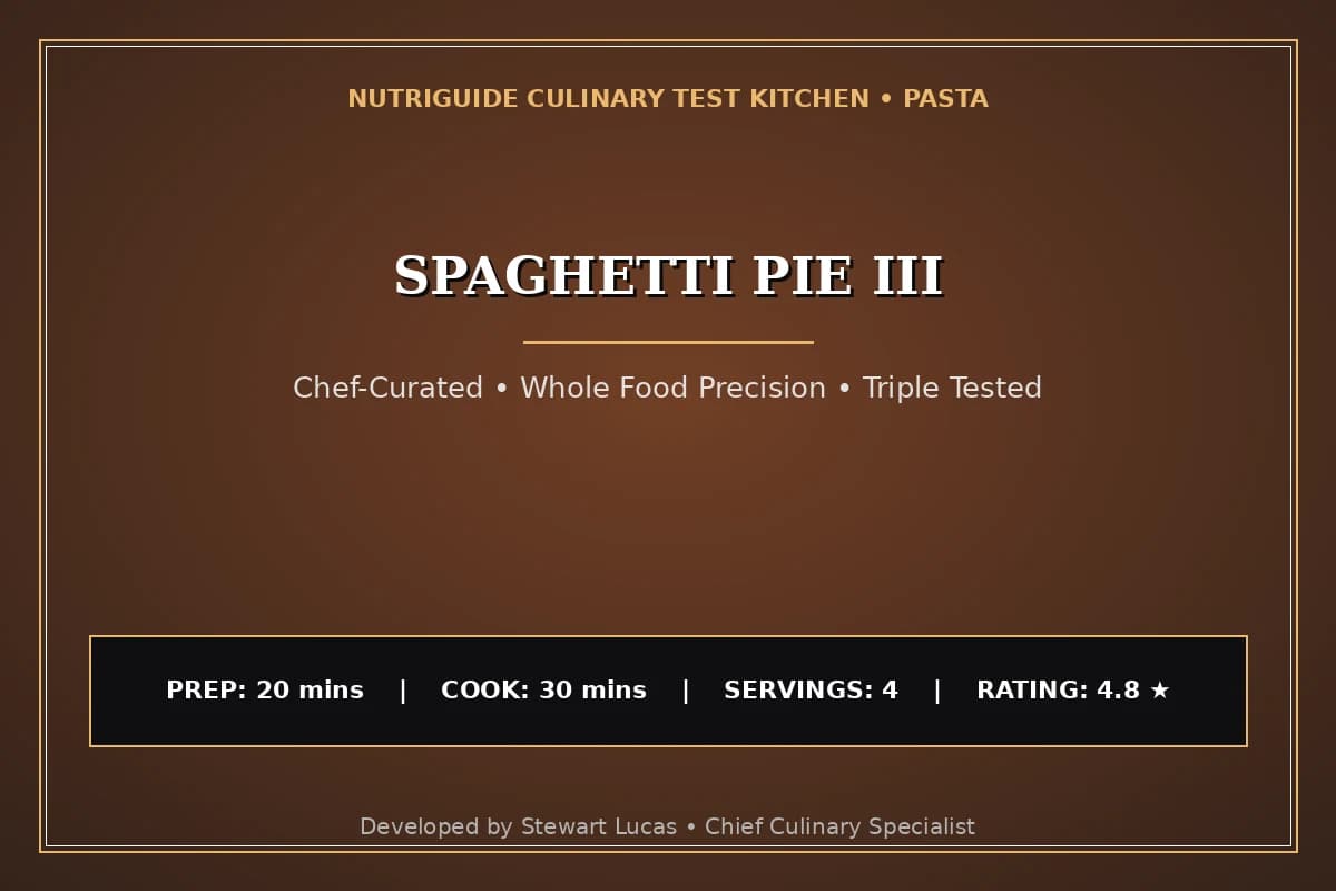 Spaghetti Pie Iii