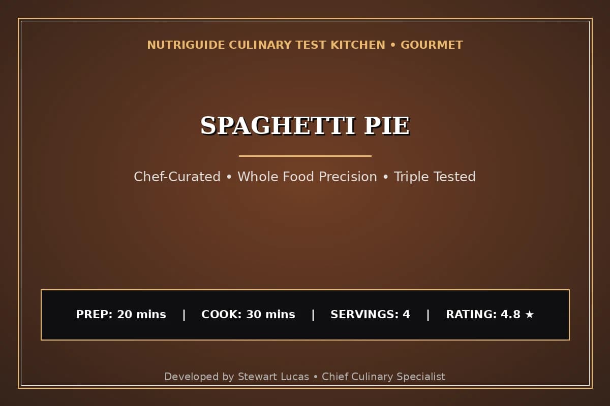 Spaghetti Pie